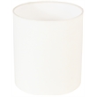 Meridian Furniture Paros White Genuine Marble Base And Cotton Shade Table Lamp