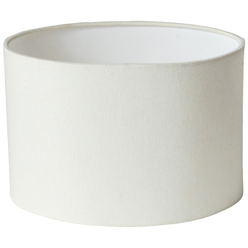 Meridian Furniture Lithos White Genuine Marble Base And Cotton Shade Table Lamp