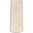 Meridian Furniture Arcadia Travertine Base And Iron Shade Table Lamp