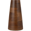 Meridian Furniture Juniper Brown Mango Wood Base And Linen Shade Table Lamp