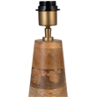 Meridian Furniture Juniper Natural Mango Wood Base And Cotton Shade Table Lamp
