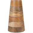 Meridian Furniture Juniper Natural Mango Wood Base And Cotton Shade Table Lamp