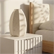 Meridian Furniture Lumaire Off White Stretch Fabric Table Lamp