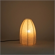 Meridian Furniture Lumaire Taupe Stretch Fabric Table Lamp