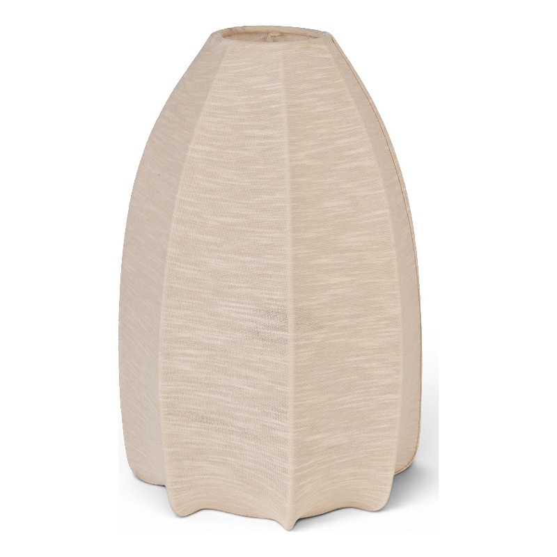Meridian Furniture Lumaire Taupe Stretch Fabric Table Lamp