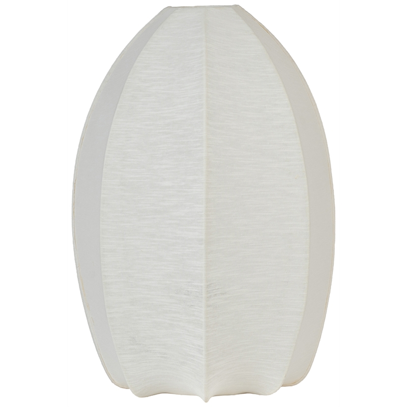 Meridian Furniture Lumaire Off White Stretch Fabric Table Lamp