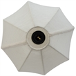 Meridian Furniture Lumaire Off White Stretch Fabric Table Lamp