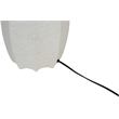 Meridian Furniture Lumaire Off White Stretch Fabric Table Lamp