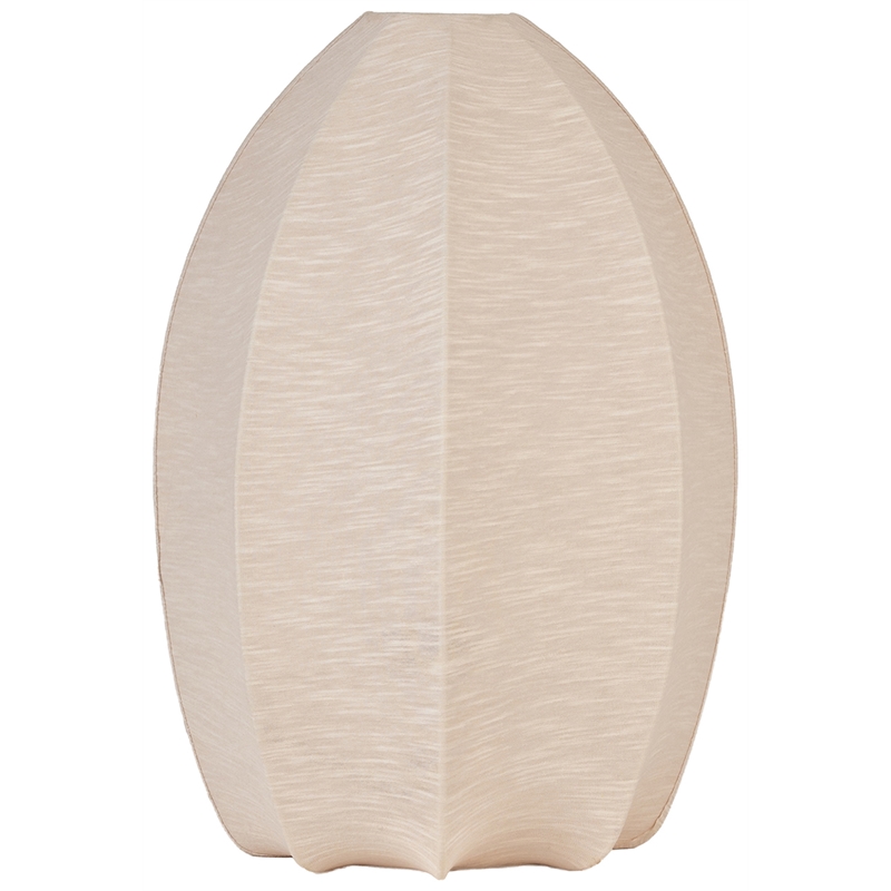 Meridian Furniture Lumaire Taupe Stretch Fabric Table Lamp