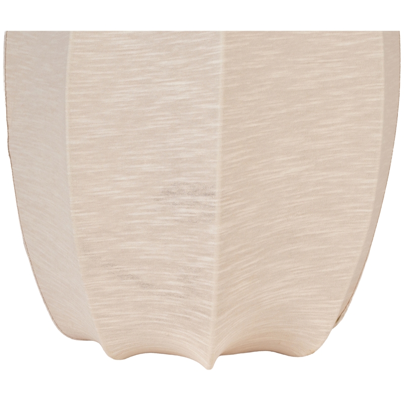 Meridian Furniture Lumaire Taupe Stretch Fabric Table Lamp