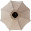 Meridian Furniture Lumaire Taupe Stretch Fabric Table Lamp