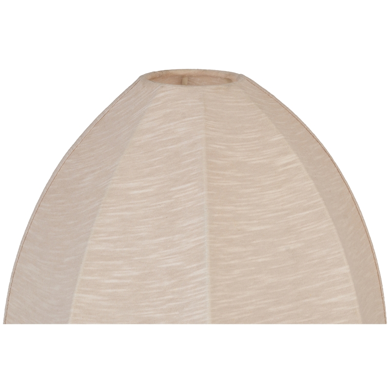 Meridian Furniture Lumaire Taupe Stretch Fabric Table Lamp
