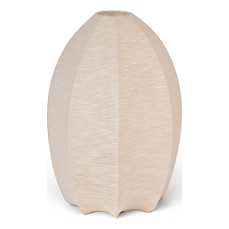 Meridian Furniture Lumaire Taupe Stretch Fabric Table Lamp