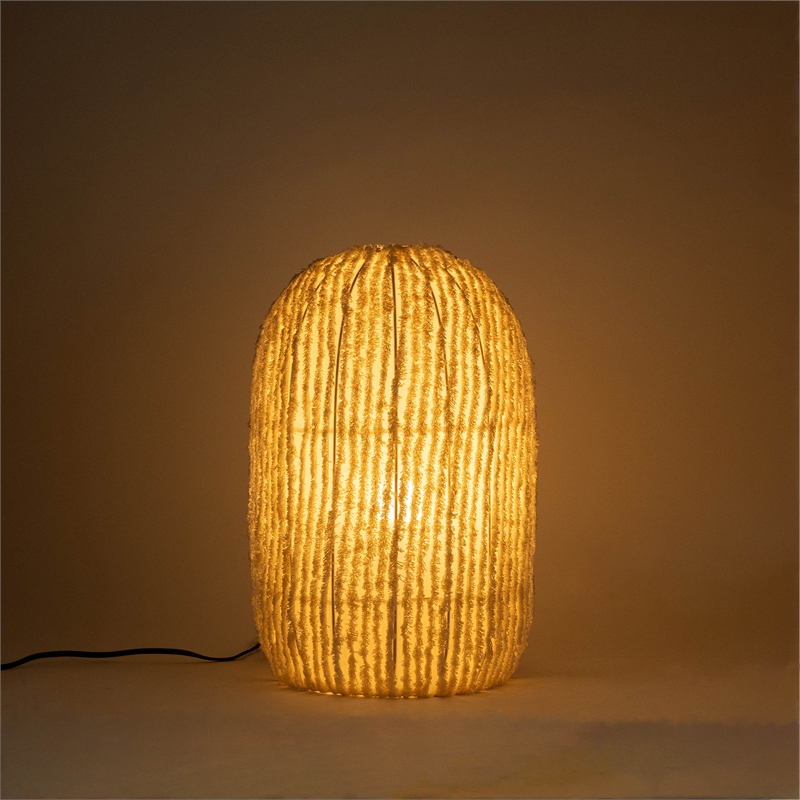 Meridian Furniture Aurello Beige Fabric Table Lamp