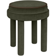 Meridian Furniture Velin Green Velvet Upholstered Ottoman / Stool