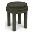 Meridian Furniture Velin Green Velvet Upholstered Ottoman / Stool