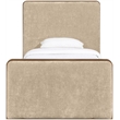Meridian Furniture Dalton Beige Fabric Upholstered Twin Bed