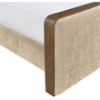 Meridian Furniture Dalton Beige Fabric Upholstered Twin Bed