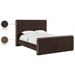 Meridian Furniture Dalton Brown Fabric Upholstered Full Bed