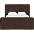 Meridian Furniture Dalton Brown Fabric Upholstered Full Bed