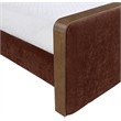 Meridian Furniture Dalton Burgundy Fabric Upholstered Full Bed