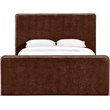 Meridian Furniture Dalton Burgundy Fabric Upholstered Queen Bed