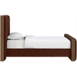 Meridian Furniture Dalton Burgundy Fabric Upholstered Twin Bed