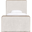 Meridian Furniture Dalton Cream Fabric Upholstered Twin Bed