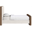 Meridian Furniture Dalton Cream Fabric Upholstered Twin Bed