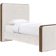 Meridian Furniture Dalton Cream Fabric Upholstered Twin Bed