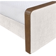 Meridian Furniture Dalton Cream Fabric Upholstered Twin Bed