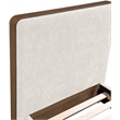 Meridian Furniture Dalton Cream Fabric Upholstered Twin Bed