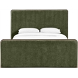 Meridian Furniture Dalton Green Fabric Upholstered Queen Bed