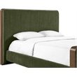 Meridian Furniture Dalton Green Fabric Upholstered Queen Bed