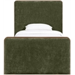 Meridian Furniture Dalton Green Fabric Upholstered Twin Bed