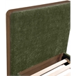 Meridian Furniture Dalton Green Fabric Upholstered Twin Bed
