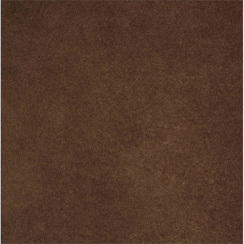 Meridian Furniture Tempo Brown Velvet Upholstered Full Bed