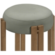Meridian Furniture Harrison Olive Vegan Leather Upholstered Counter Stool