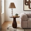Meridian Furniture Canyon Brown Mango Wood End Table