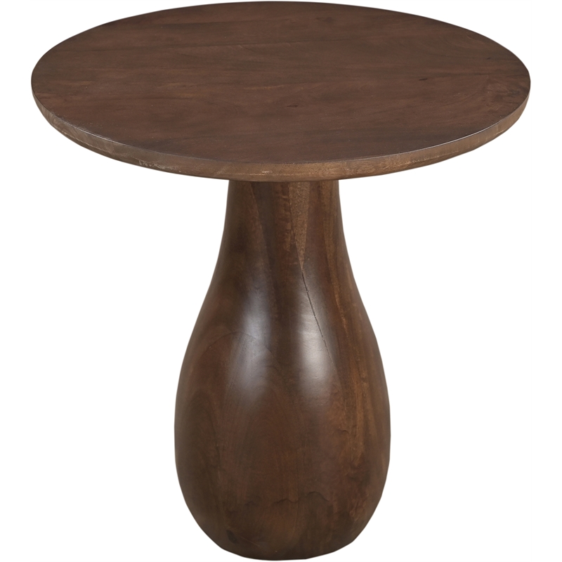 Meridian Furniture Canyon Brown Mango Wood End Table