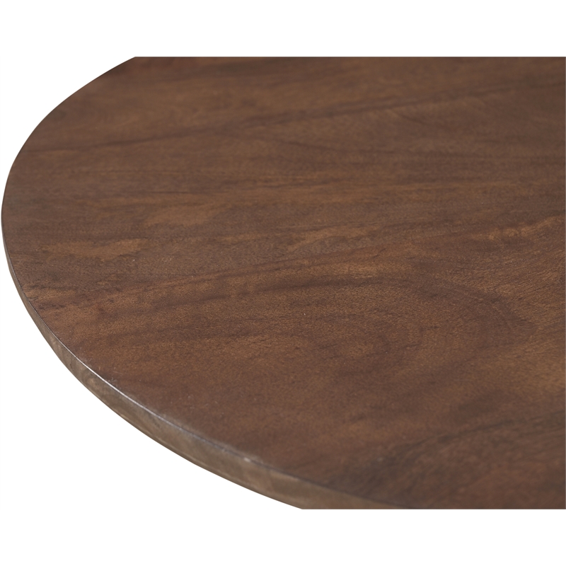 Meridian Furniture Canyon Brown Mango Wood End Table