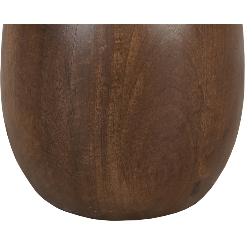 Meridian Furniture Canyon Brown Mango Wood End Table