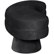 Meridian Furniture Zenna Black Velvet Upholstered Bench