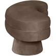 Meridian Furniture Zenna Brown Velvet Upholstered Bench