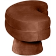 Meridian Furniture Zenna Cognc Velvet Upholstered Bench