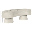 Meridian Furniture Zenna Cream Velvet Upholstered Bench