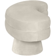 Meridian Furniture Zenna Cream Velvet Upholstered Bench