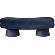 Meridian Furniture Zenna Navy Velvet Upholstered Bench