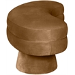 Meridian Furniture Zenna Saddle Velvet Upholstered Bench