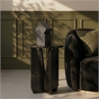 Meridian Furniture Alba Black Genuine Marble End / Side Table